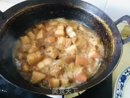 Make Red roast sauerkraut step 4