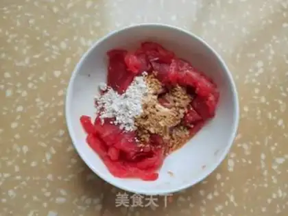 Make Mustard soy-dried beef step 0