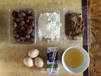 Make Soft red dates step 0