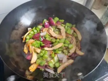 Make Mustard soy-dried beef step 5