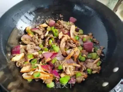 Make Mustard soy-dried beef step 6