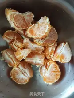 Make Yellow sugar oranges step 2