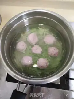 Make Blue carrot meatball soup step 7