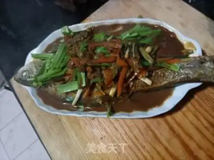 Make Red-burned mackerel step 18