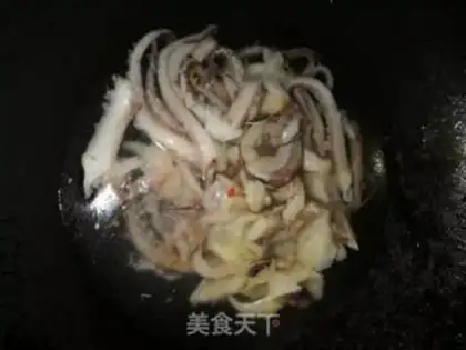 Make Onion squid step 1