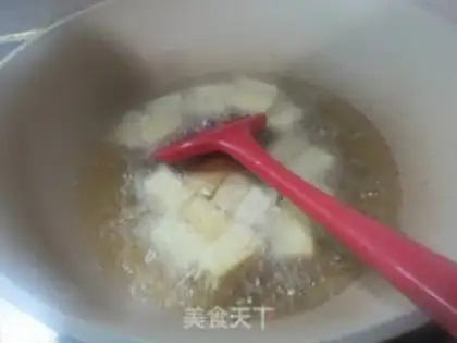 Make Salted egg soybeans step 5