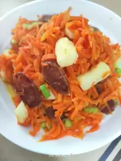 Make Horseshoe carrots for sausages step 8