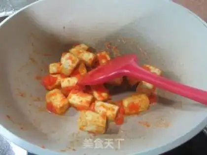 Make Salted egg soybeans step 7