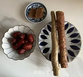 Make Red sugar, red date step 0