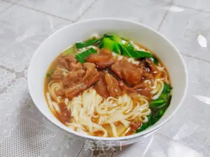 Make Red-burned cow pasta step 7