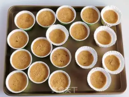 Make Red sugar, red date cake step 4