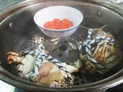 Make Salted egg yellow crab step 4