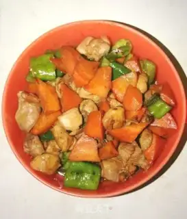 Make Carrot pepper chicken leg step 6