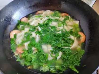 Make Shrimp mustard soup step 6