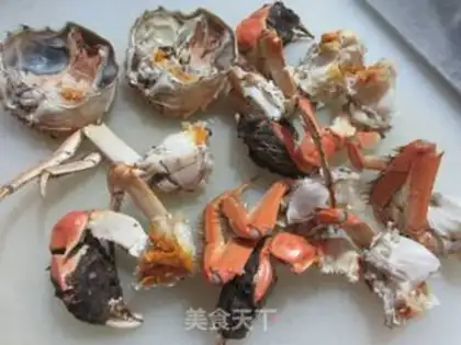 Make Salted egg yellow crab step 6