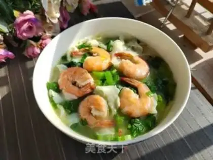 Make Shrimp mustard soup step 7
