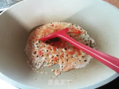 Make Salted egg yellow crab step 7