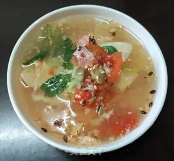 Make Tomato lily egg soup step 8