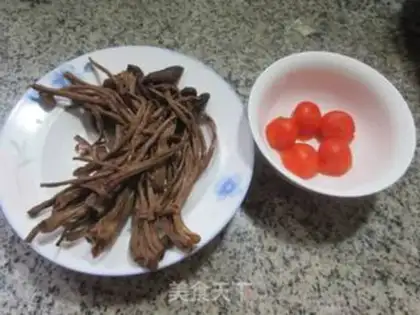 Make Salted egg yellow tea mushrooms step 0