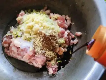 Make Big celery dumplings step 3