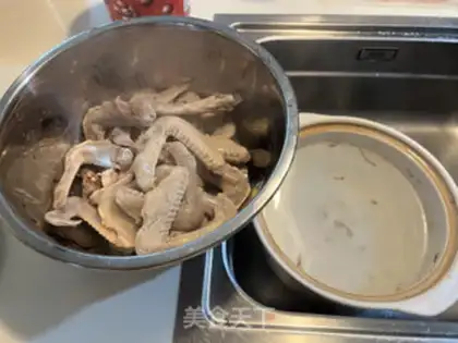 Make Salted duck wings step 4