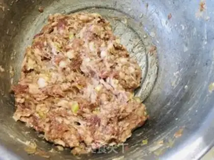 Make Big celery dumplings step 5