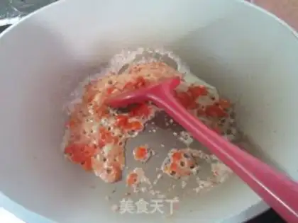 Make Salted egg yellow tea mushrooms step 4
