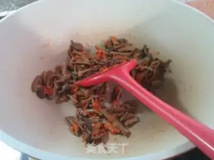Make Salted egg yellow tea mushrooms step 7