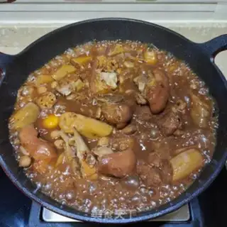 Make Peanut Lotus Pork Foot step 16