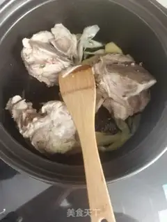 Make Bones, radish soup step 1