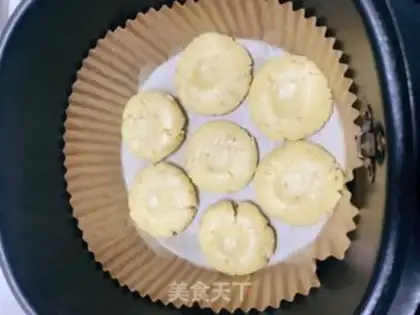 Make Air-fried old peaches step 5
