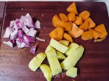 Make Curry beef stew potatoes step 17