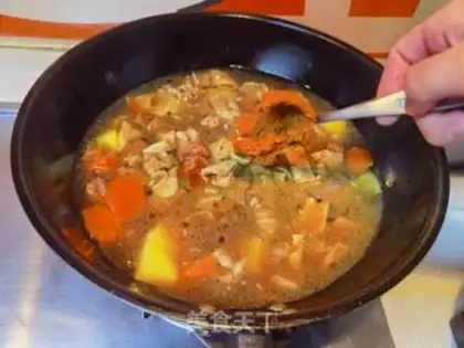 Make Curry beef stew potatoes step 23
