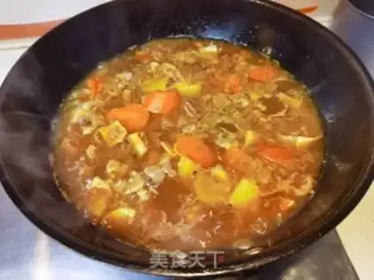 Make Curry beef stew potatoes step 24