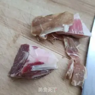 Make Ham moose mushrooms with Dutch beans step 0