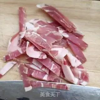 Make Ham moose mushrooms with Dutch beans step 1