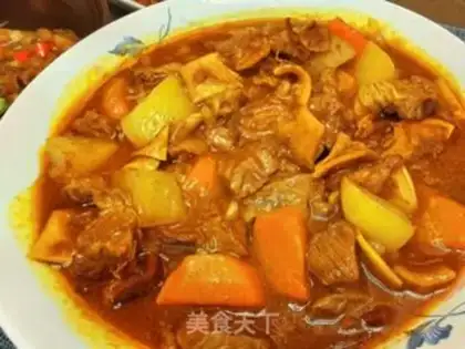 Make Curry beef stew potatoes step 26