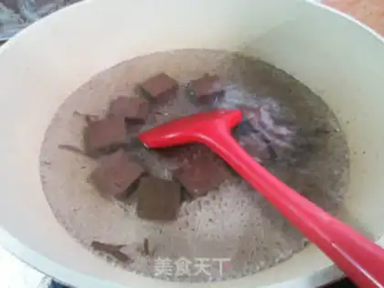 Make Eggs and duck blood step 3