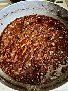 Make Mushroom beef sauce step 6