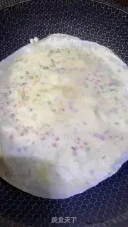 Make Milk ham eggcake step 5