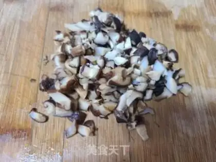 Make Celery mushroom congee step 3