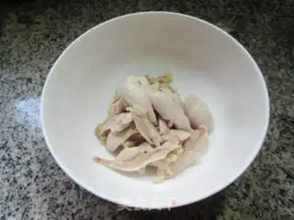 Make Low-fat lemon hand tore chicken step 5