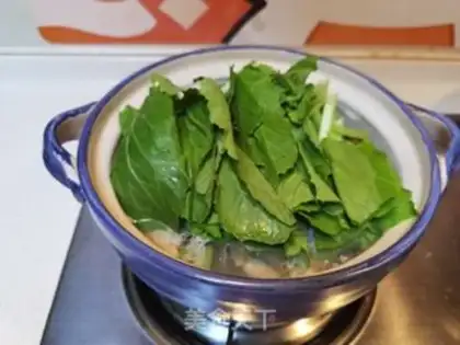 Make ♪ Little cabbage florist soup step 6
