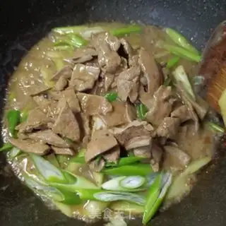 Make The celery fried the liver step 16