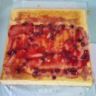 Make Blueberry roll step 18