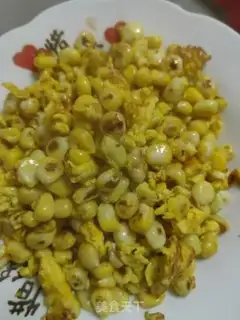 Make Eggs fried corn step 5