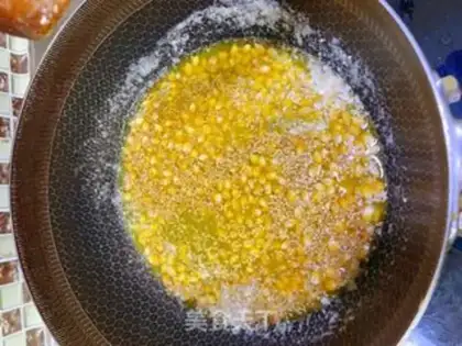 Make Home version of creamed popcorn step 2