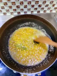 Make Home version of creamed popcorn step 3