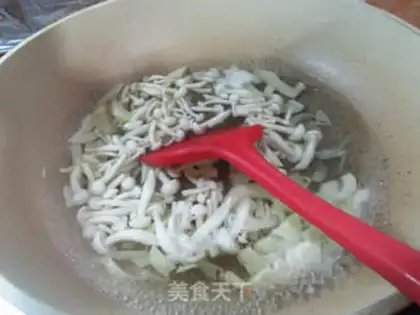 Make Skinny silk mushrooms step 4