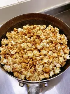 Make Home version of creamed popcorn step 6